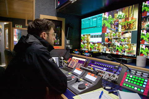 BBC Christmas Day Service, UHD1, 4K UHD outside broadcast truck